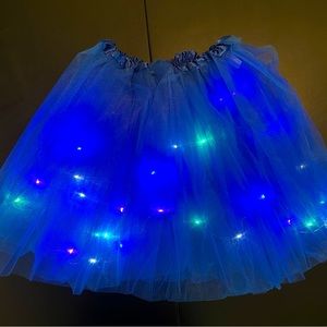 NEW! LED battery operated Royal Blue tutu! Great for Halloween! Pre-Teen/Teen